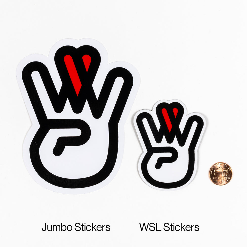 Jumbo WSL Black Sticker