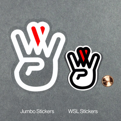 Jumbo WSL White Sticker