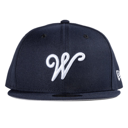 Letterman Navy New Era Fitted