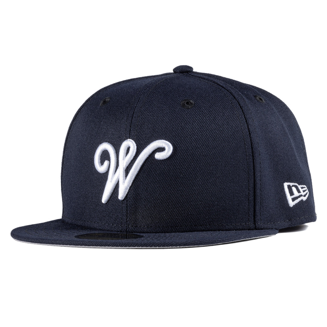 Letterman Navy New Era Fitted