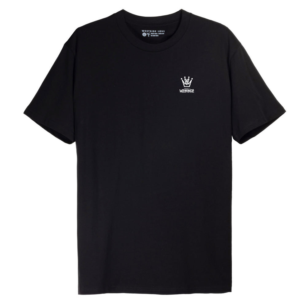 King of Hearts Black Heavy Weight Tee