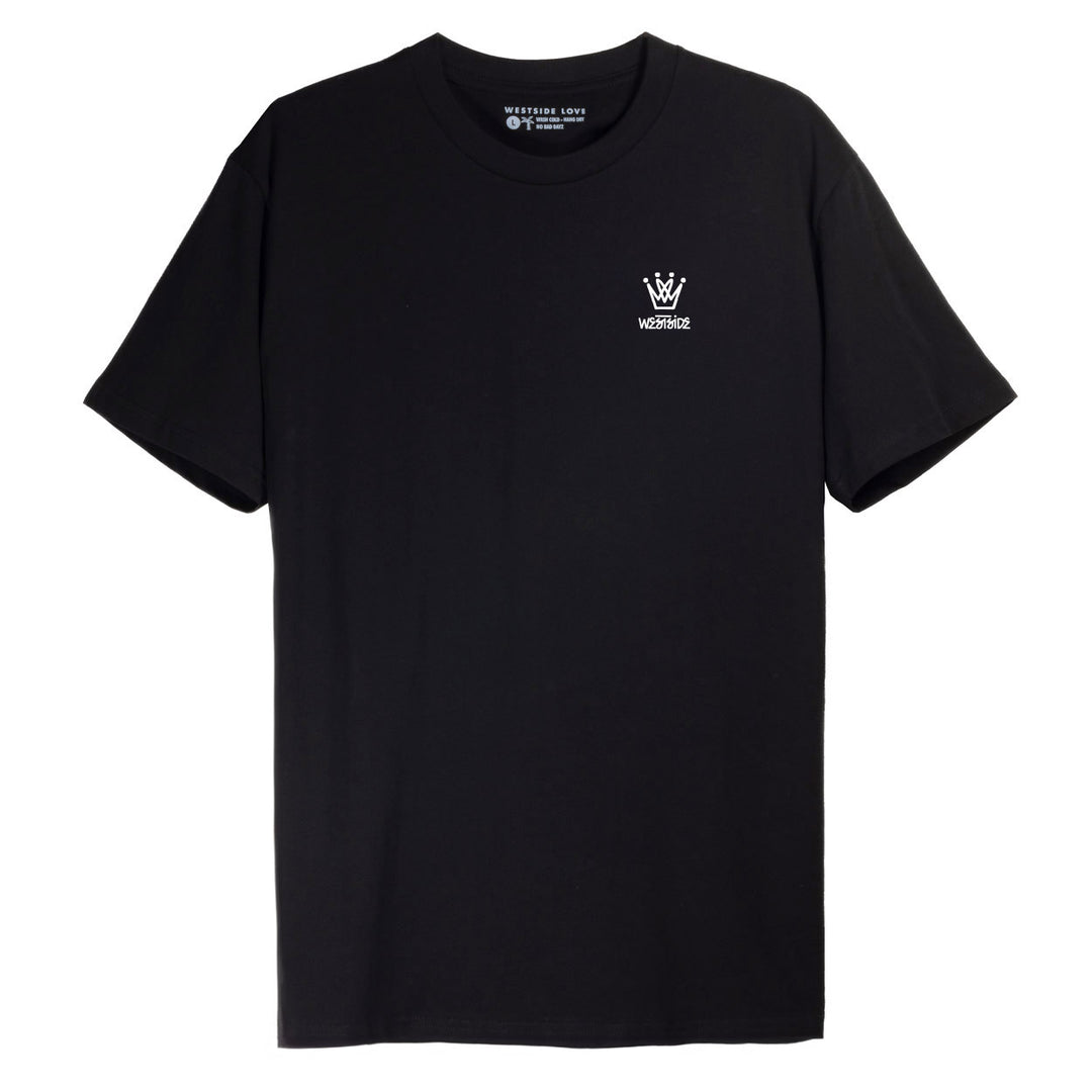 King of Hearts Black Heavy Weight Tee