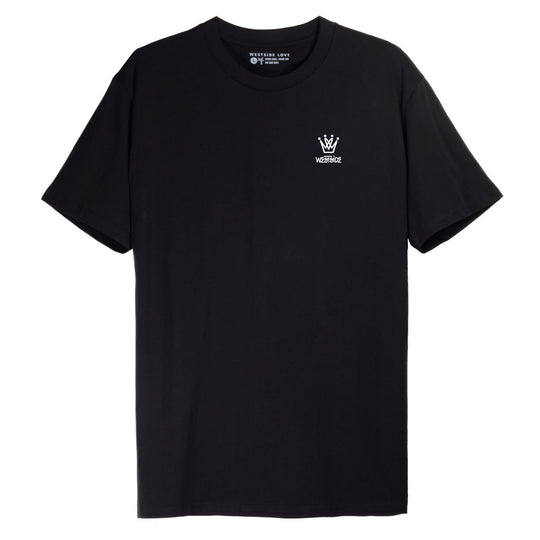 King of Hearts Black Heavy Weight Tee