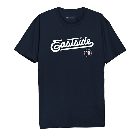 Eastside Script Navy Tee