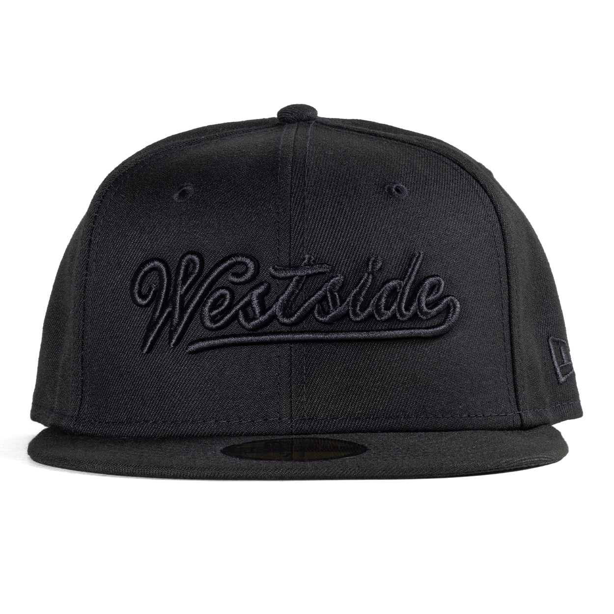 Westside Script All Black New Era Fitted