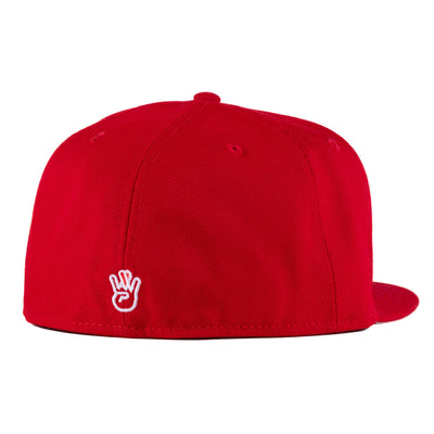 Doughboy Red New Era Fitted