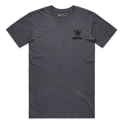 King of Hearts Puff Print Charcoal Tee