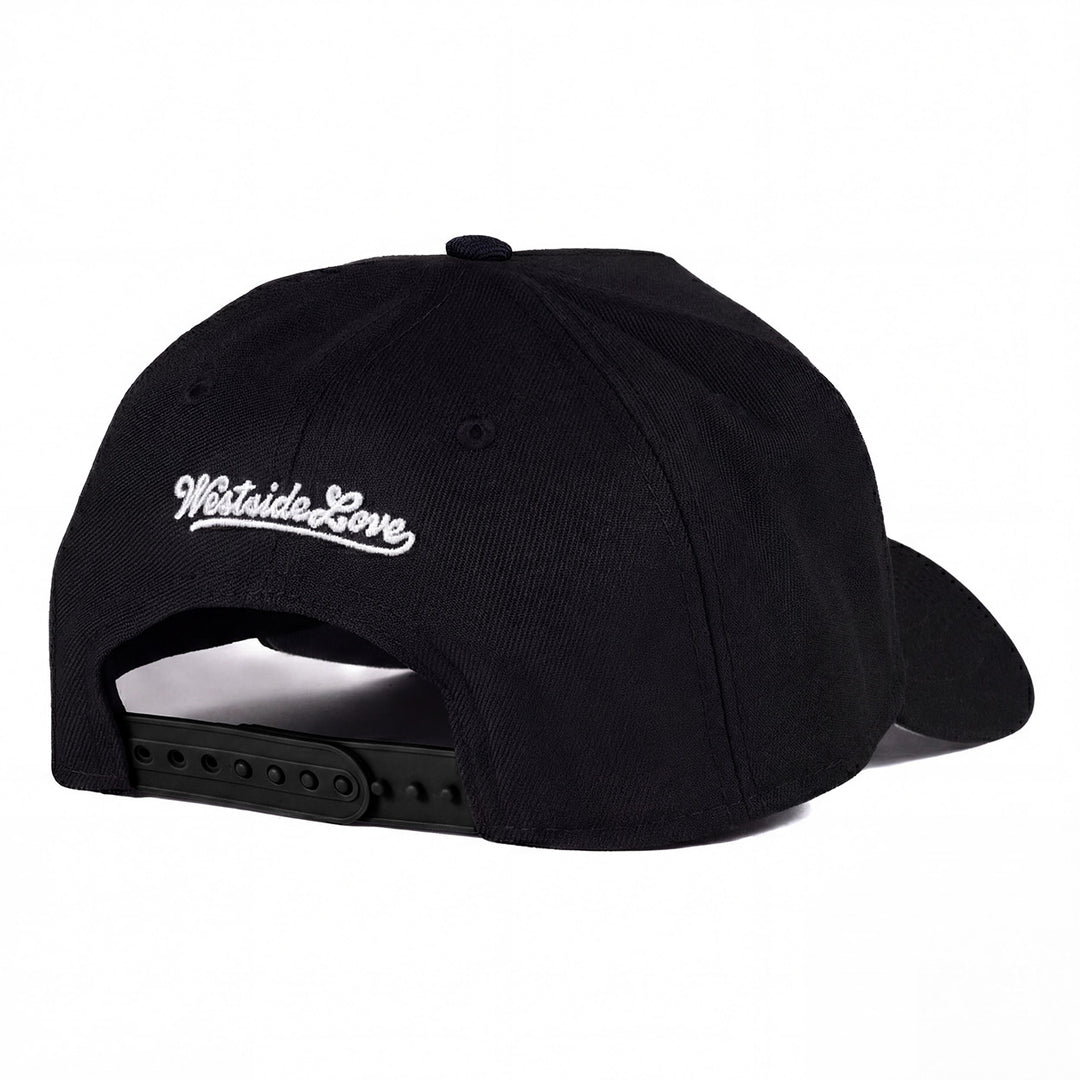 OG Black Script New Era A-Frame Snapback