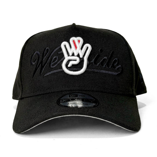 OG Black Script New Era A-Frame Snapback