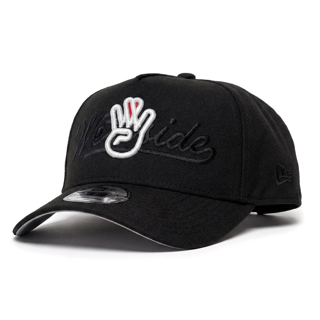 OG Black Script New Era A-Frame Snapback
