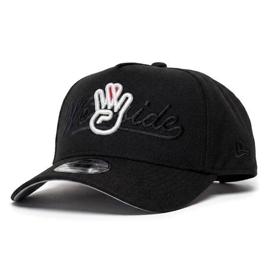 OG Black Script New Era A-Frame Snapback