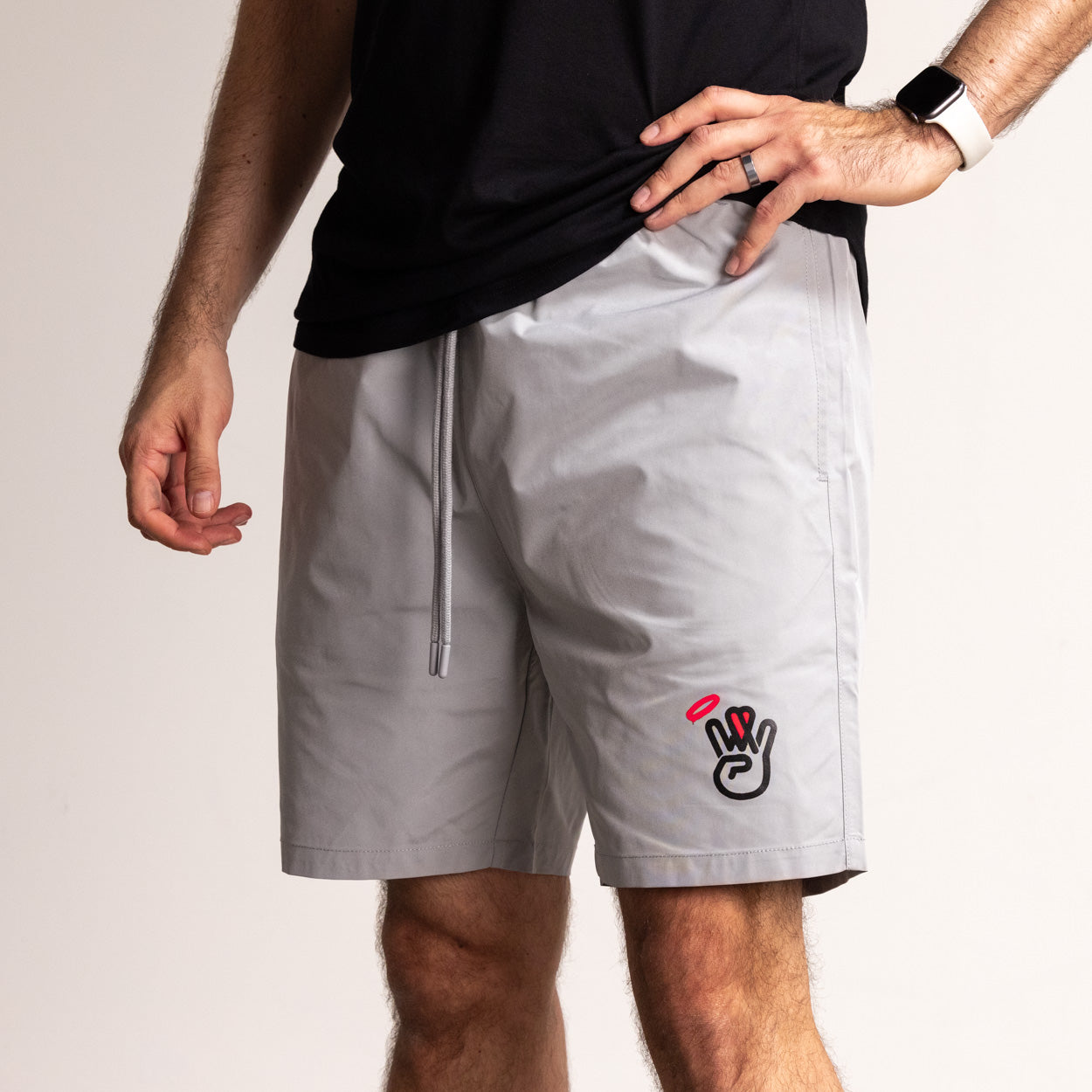 Stencil Trainer Gray Short