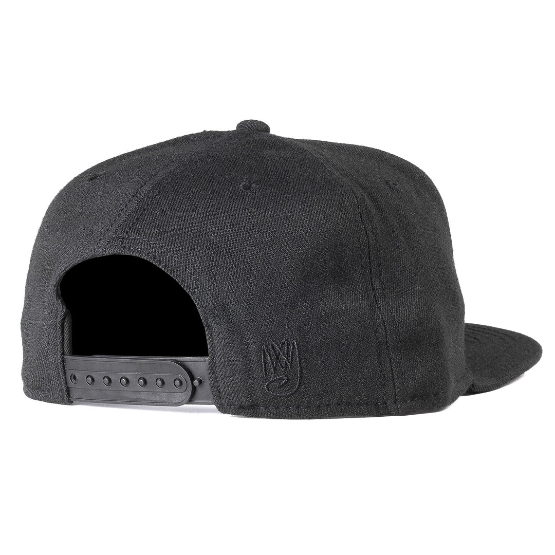 All Black Snapback