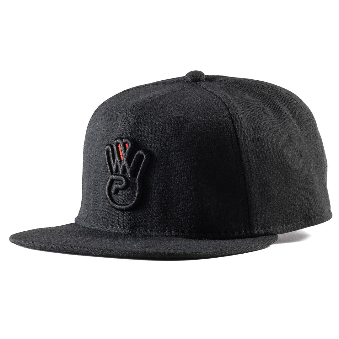 All Black Snapback