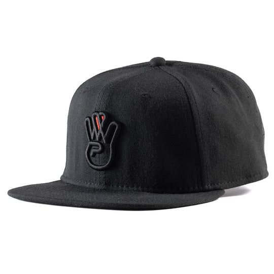 All Black Snapback