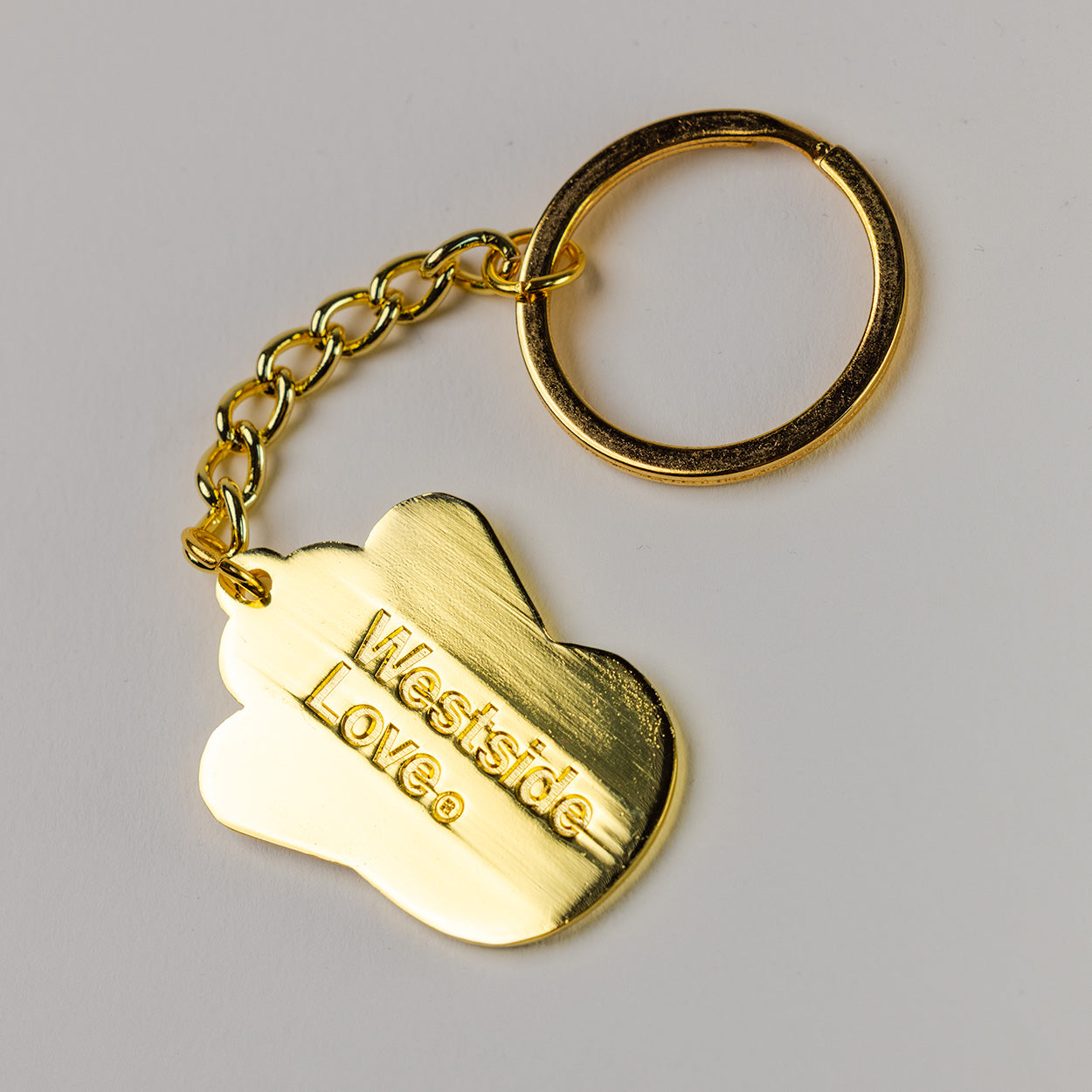 Westside Love Gold Keychain